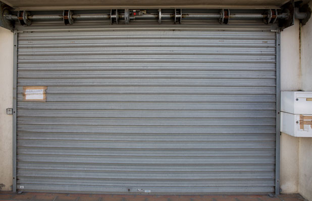 Storefront roll down gate Washington